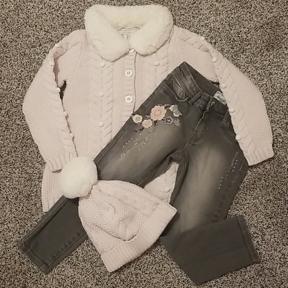 Mayoral Other - 3t Pink & Gray Outfit